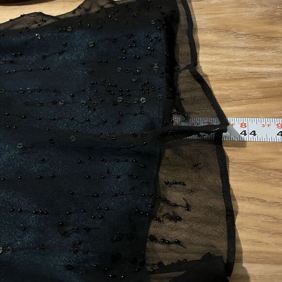 Jones New York Dress Womens 4 Silk Mesh Lined Beaded Whimsygoth Fairy Grunge - Picture 16 of 16